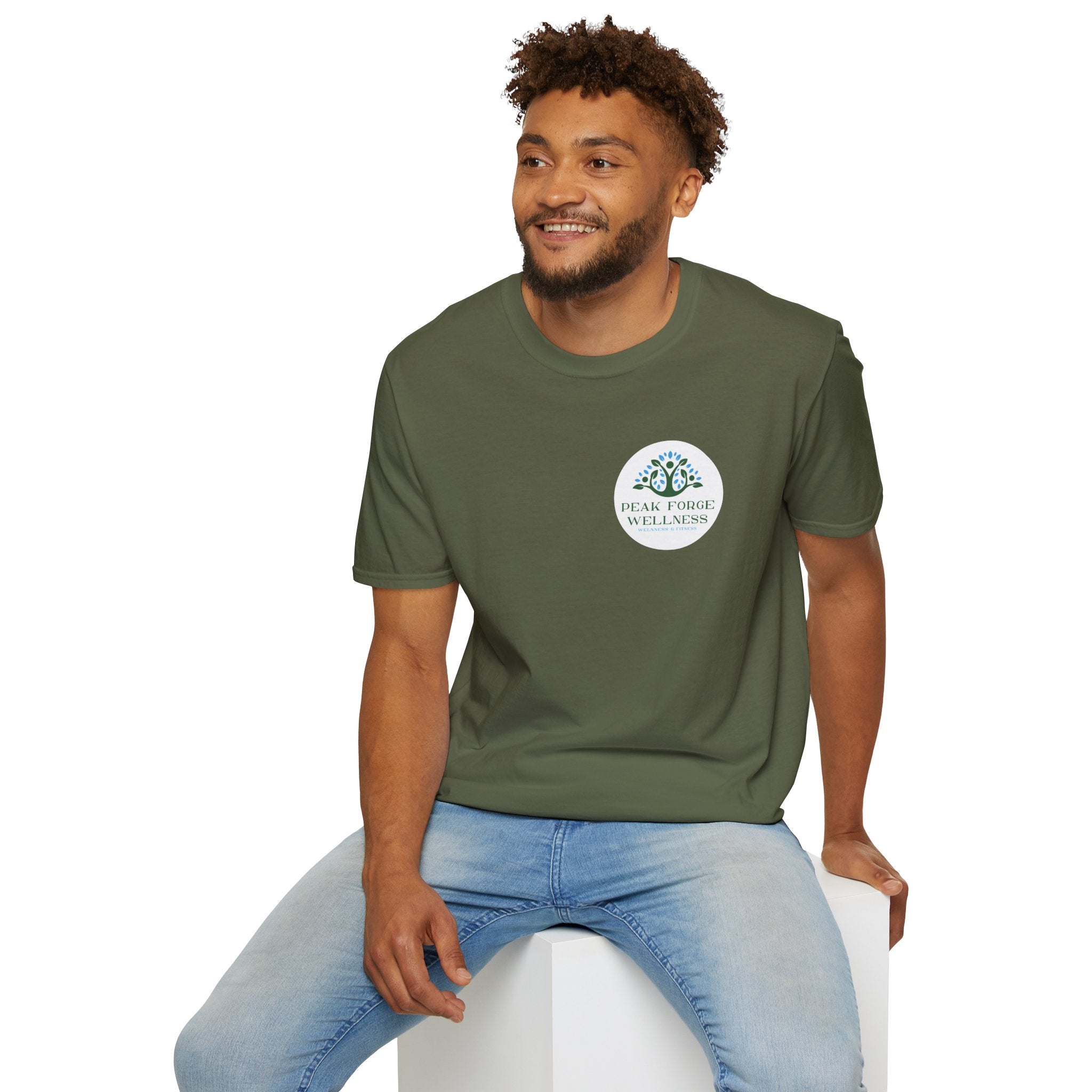Peak Forge Wellness Logo Tee - Soft-style Unisex T-Shirt