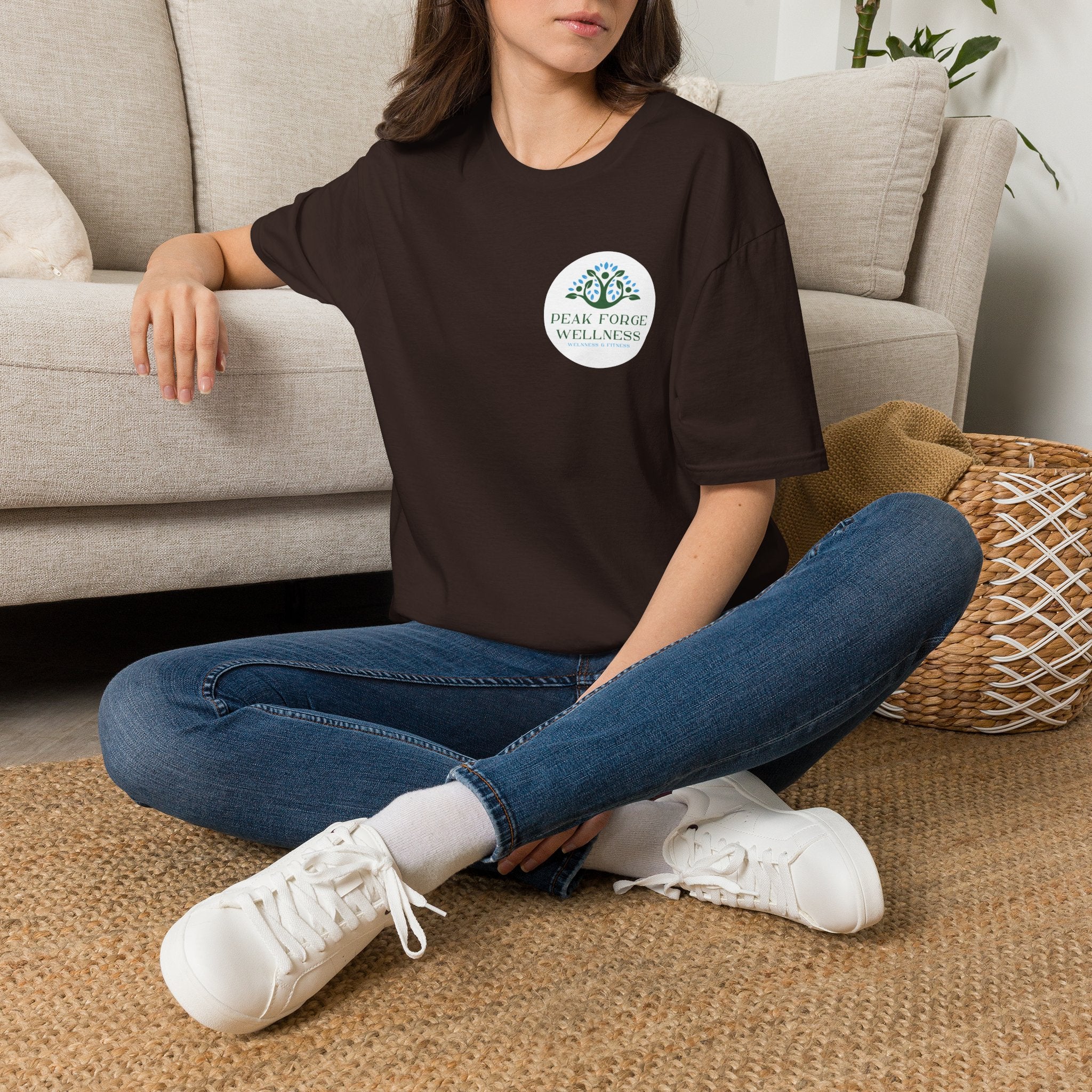 Peak Forge Wellness Logo Tee - Soft-style Unisex T-Shirt