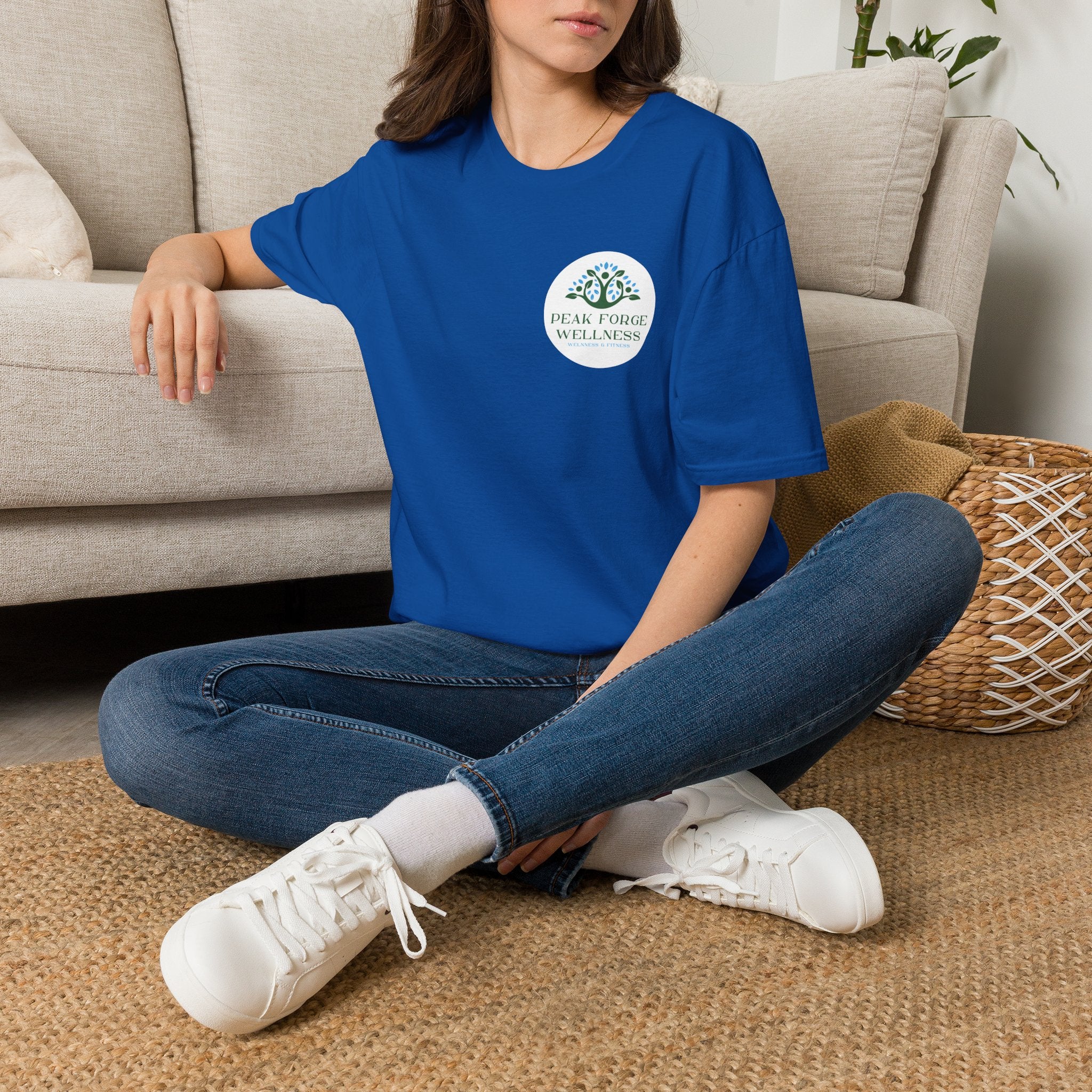 Peak Forge Wellness Logo Tee - Soft-style Unisex T-Shirt
