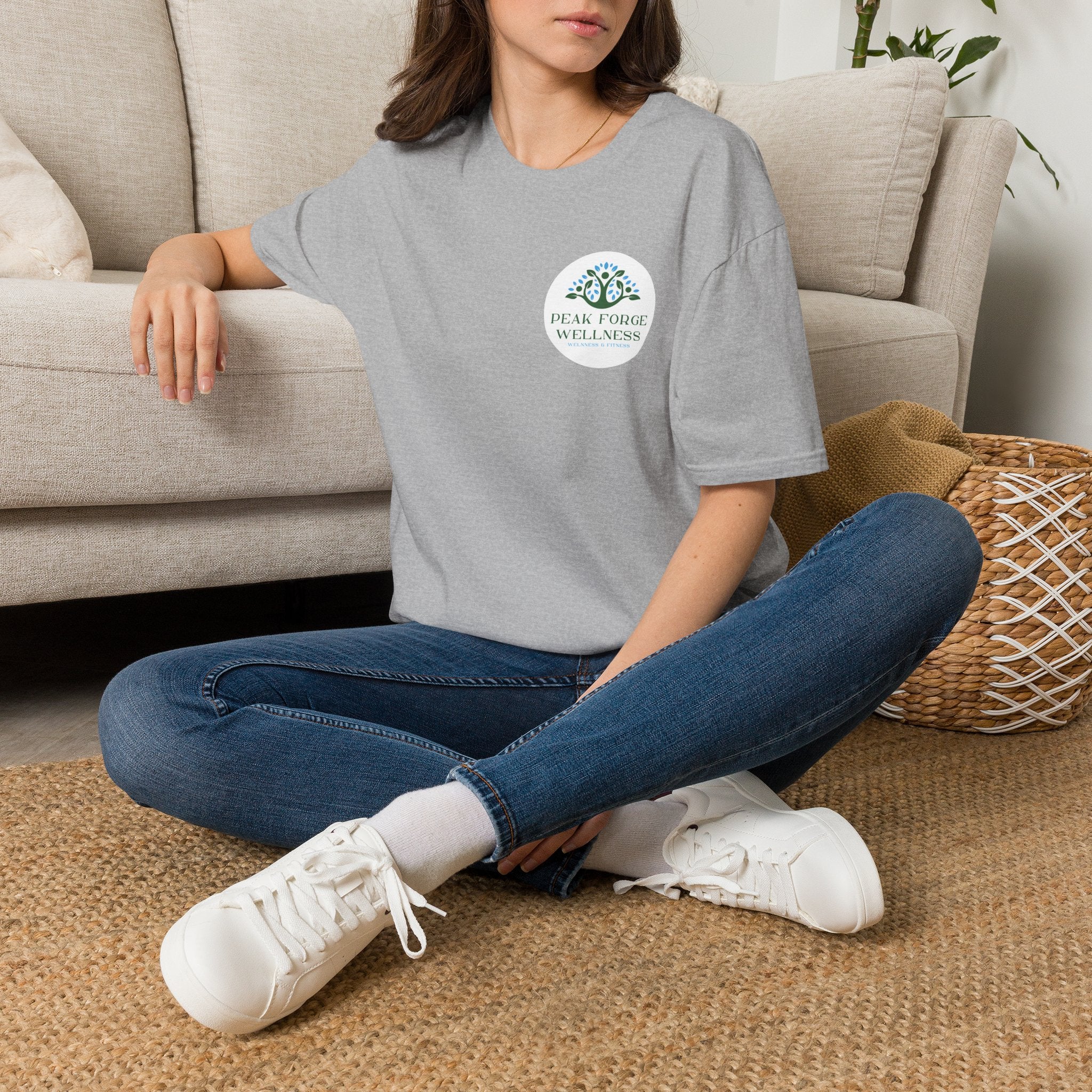 Peak Forge Wellness Logo Tee - Soft-style Unisex T-Shirt