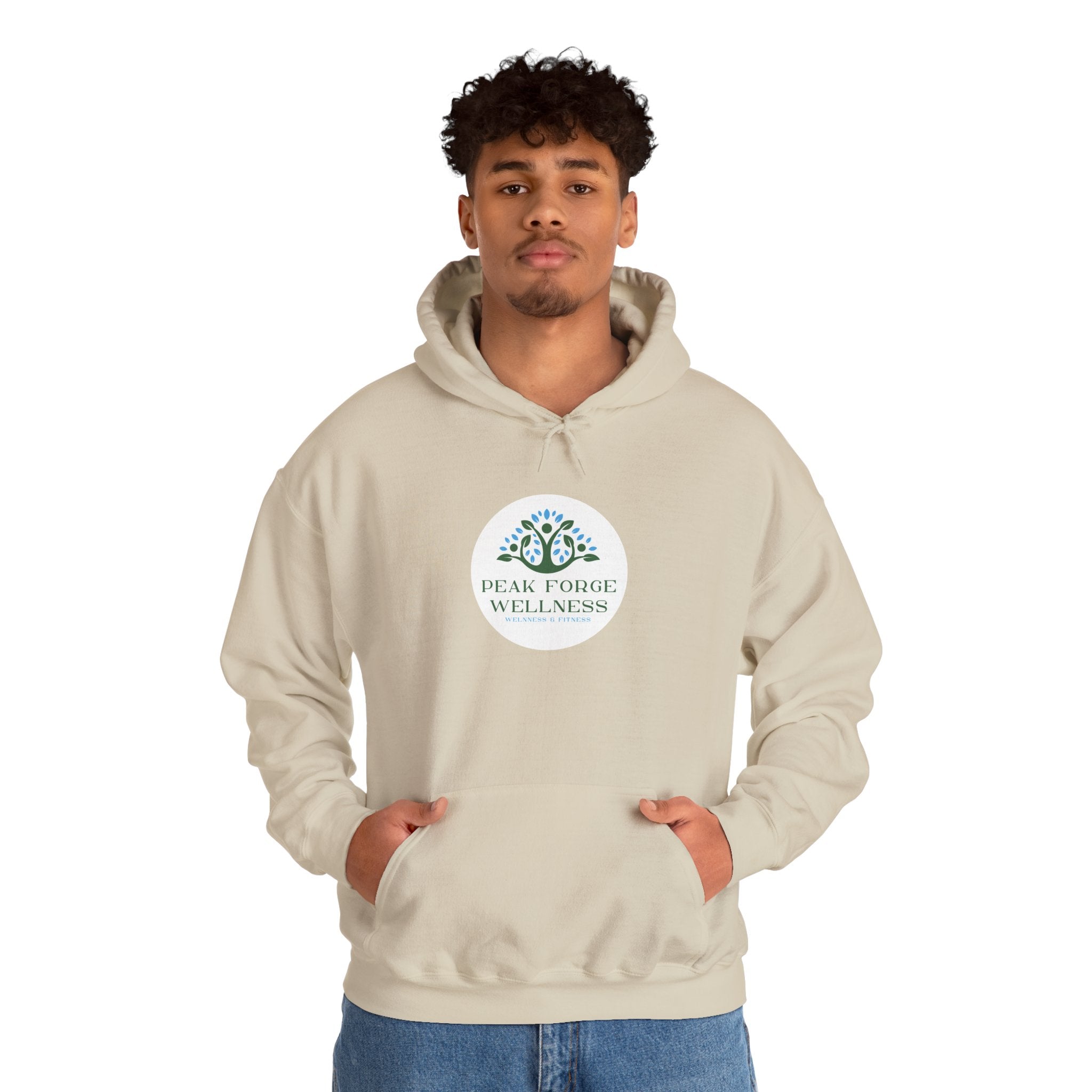 Peak Forge Wellness Logo Hooded Sweatshirt