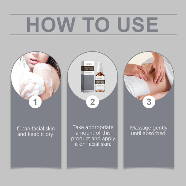 Tea Tree Essential Oil Moisturizing Body Massage Skin Care Oil