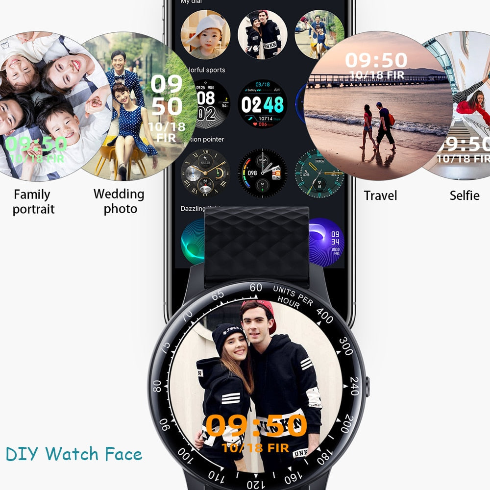 Fitness Smartwatch Heart Rate Blood Pressure Activity Tracker Watch