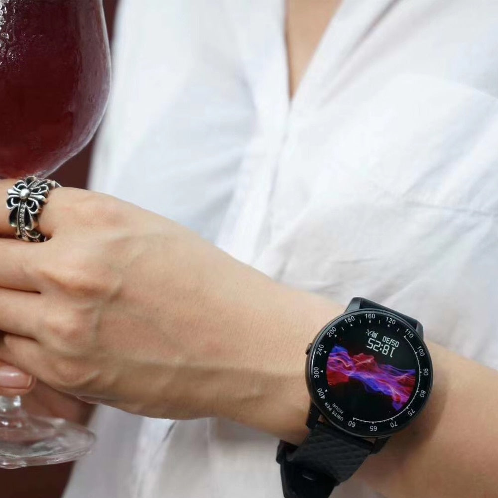 Fitness Smartwatch Heart Rate Blood Pressure Activity Tracker Watch