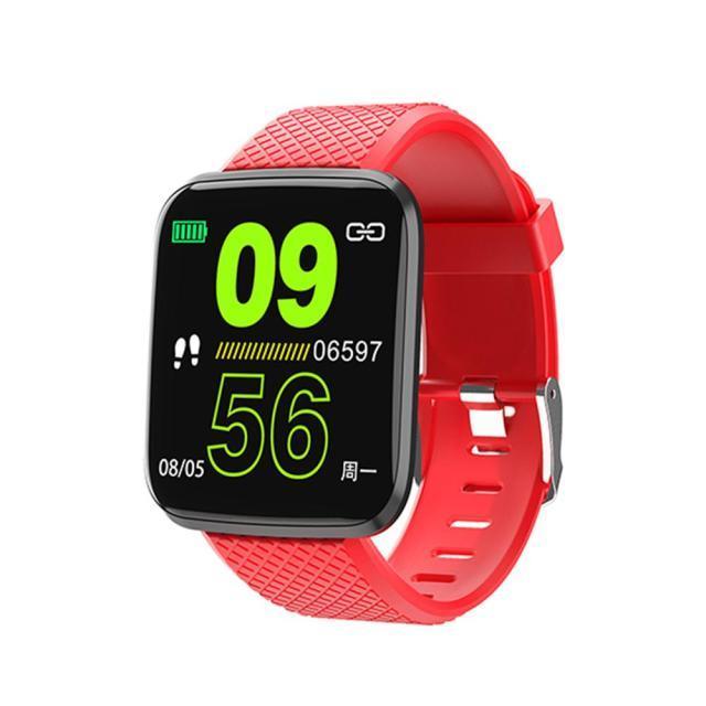 IP67 Waterproof Fitness Smartwatch Heart Rate Blood Pressure Tracker