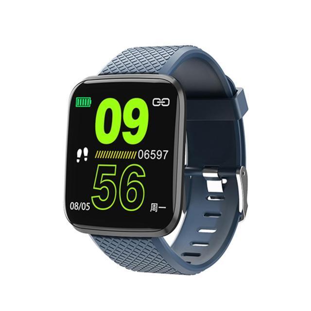IP67 Waterproof Fitness Smartwatch Heart Rate Blood Pressure Tracker