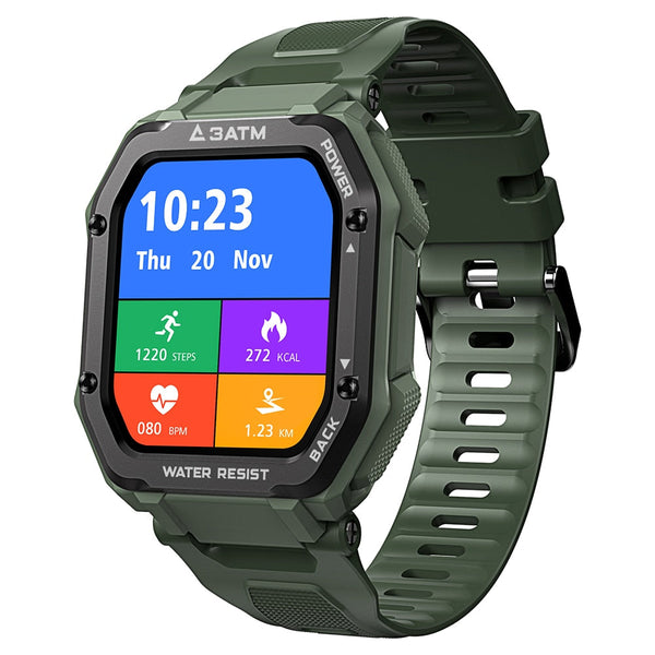 ROCK Rugged Smartwatch Outdoor Waterproof Fitness Tracker Men