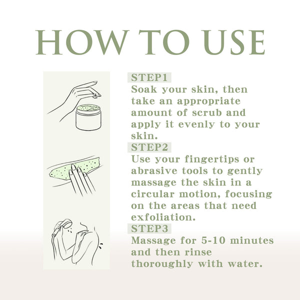 Avocado Ice Cream Body Scrub Exfoliating Dead Skin Softening Care Treatment