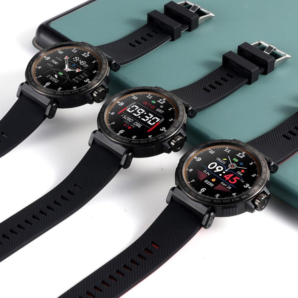 IP68 Waterproof Touchscreen Fitness Smartwatch Android iOS Compatible