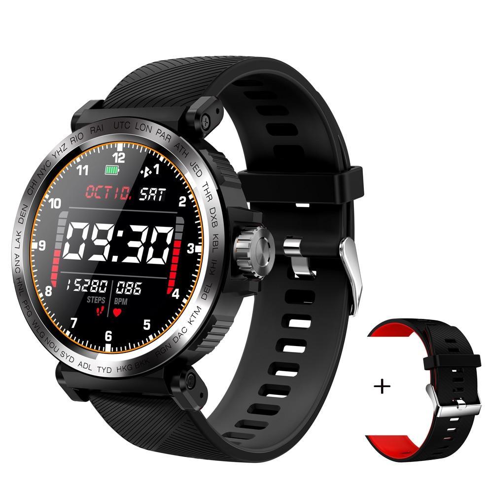 IP68 Waterproof Touchscreen Fitness Smartwatch Android iOS Compatible