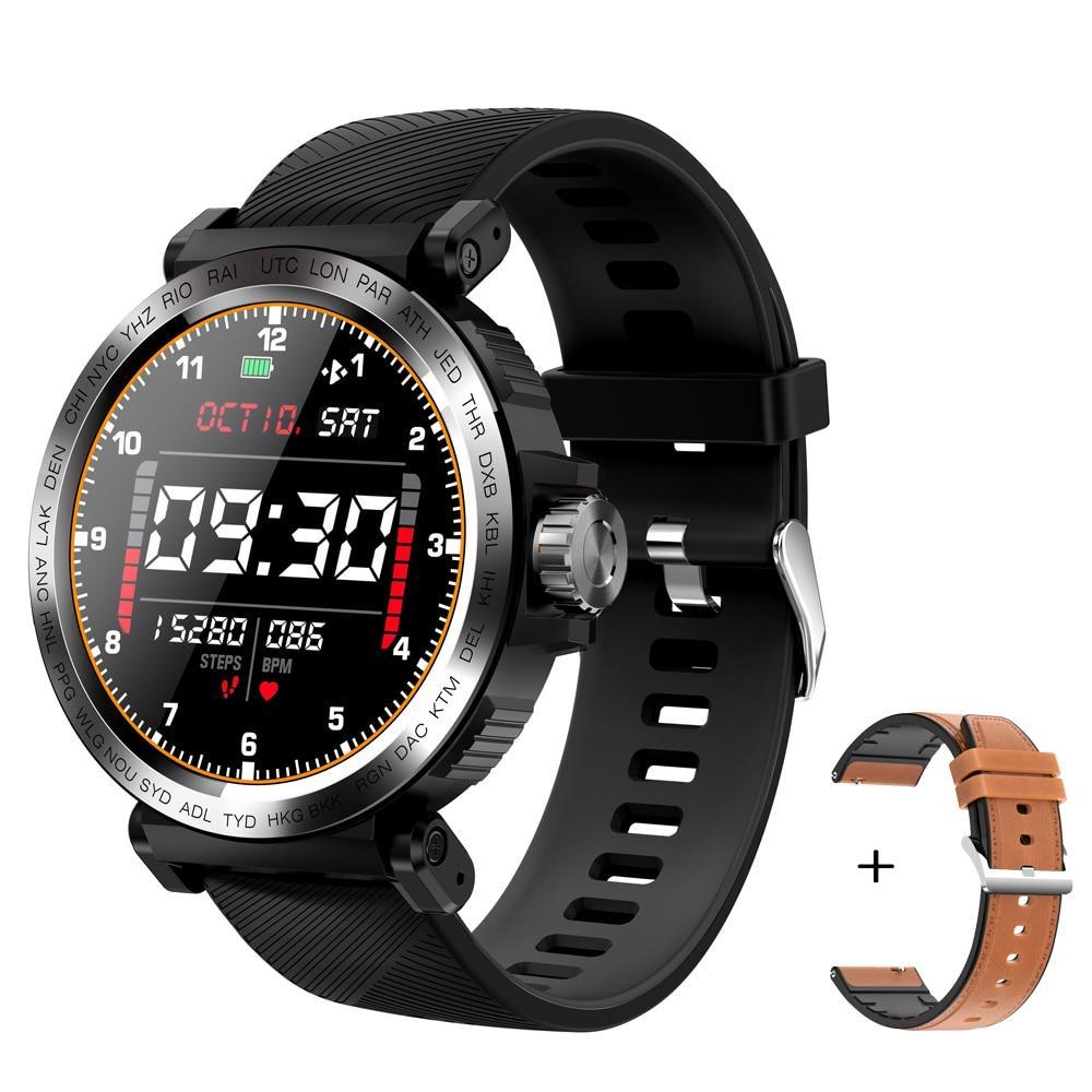 IP68 Waterproof Touchscreen Fitness Smartwatch Android iOS Compatible