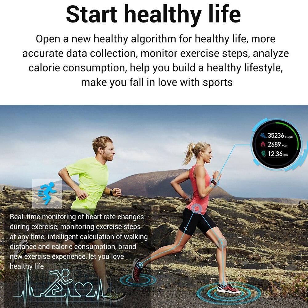 IP68 Waterproof Bluetooth Smartwatch Fitness Heart Rate Tracker
