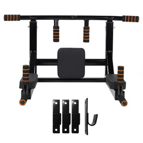 Wall Mounted Pull Up Bar Parallel Bars Sandbag Fitness Rack Equipment