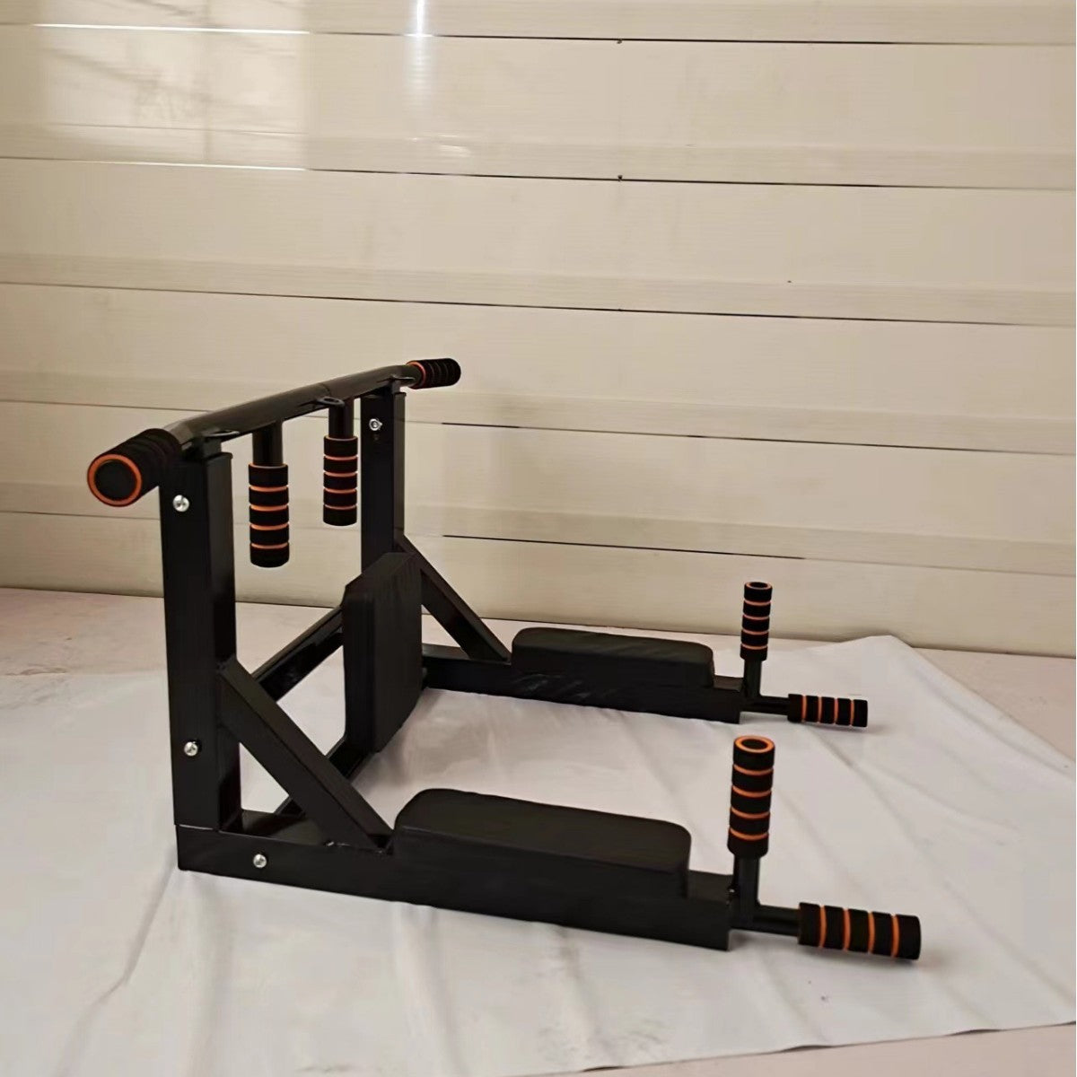 Wall Mounted Pull Up Bar Parallel Bars Sandbag Fitness Rack Equipment