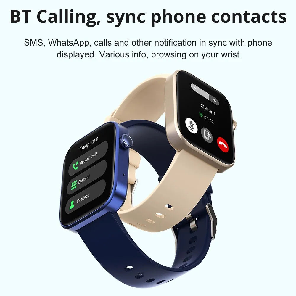 P71 Voice Calling IP68 Waterproof Health Smartwatch Men Women