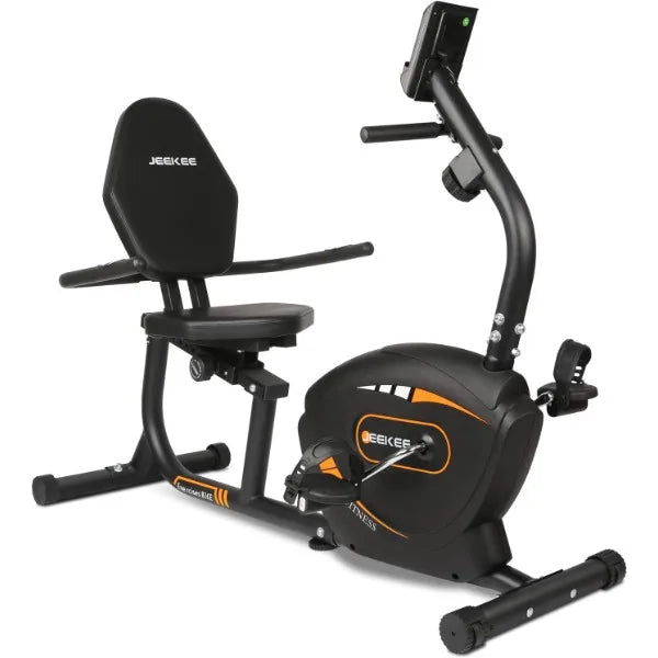 Recumbent Exercise Bike Magnetic Indoor Cycling Home Fitness Equipment Black