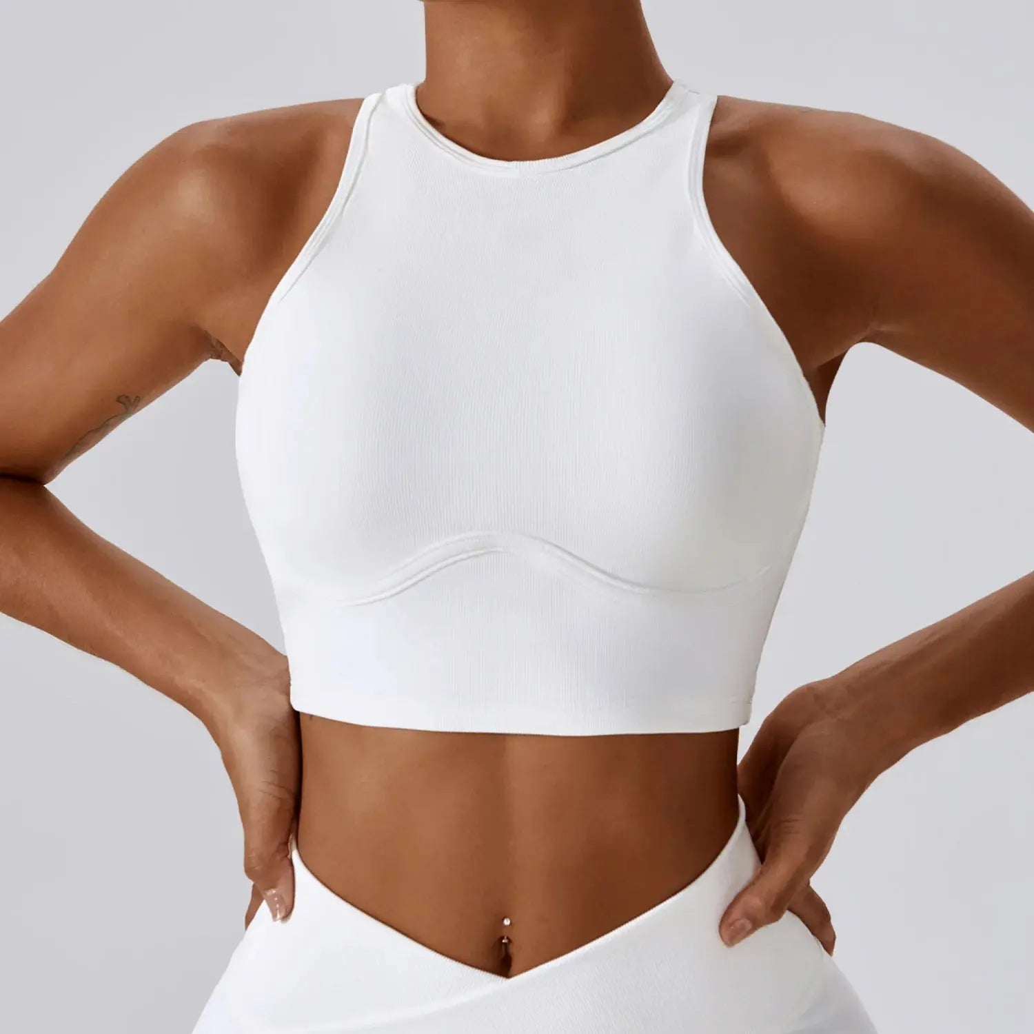 Women's Gathered Push Up Fitness Top