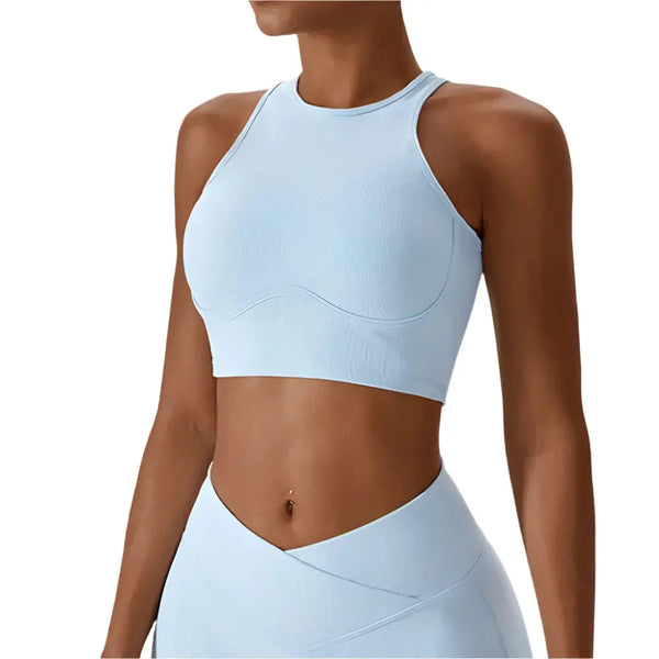 Women's Gathered Push Up Fitness Top