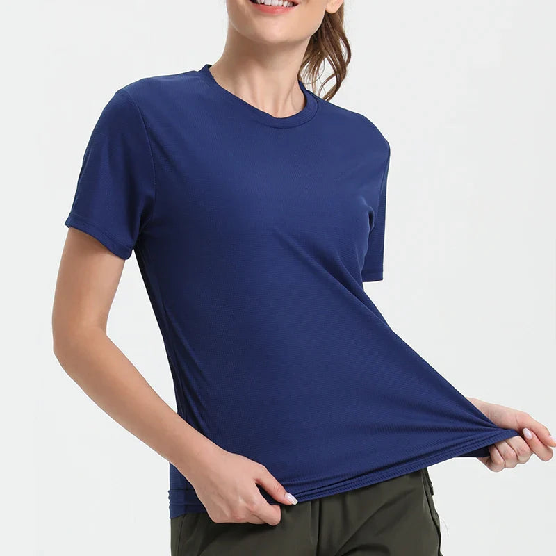 Women's Quick Dry Compression T Shirt for Gym & Run