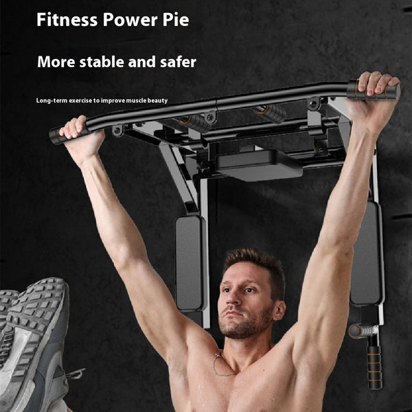 Wall Mounted Pull Up Bar Parallel Bars Sandbag Fitness Rack Equipment