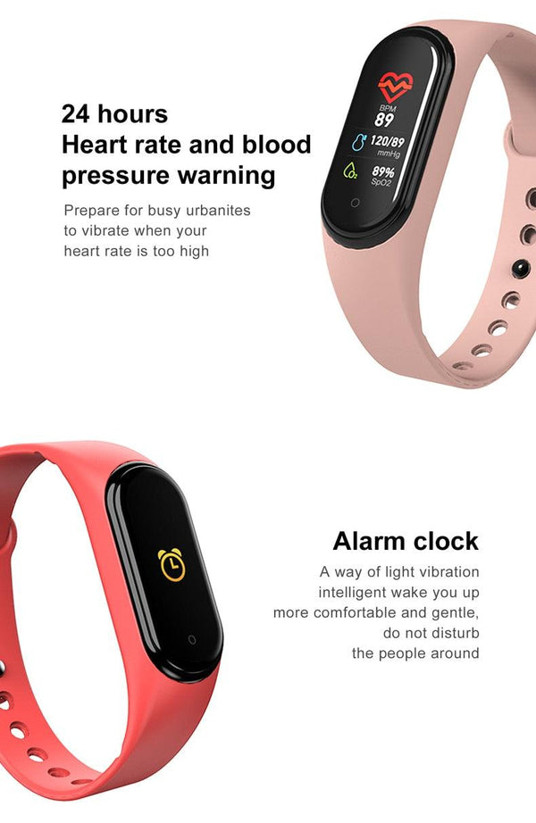 Smartwatch Heart Rate Blood Pressure Fitness Tracker Touchscreen Watch