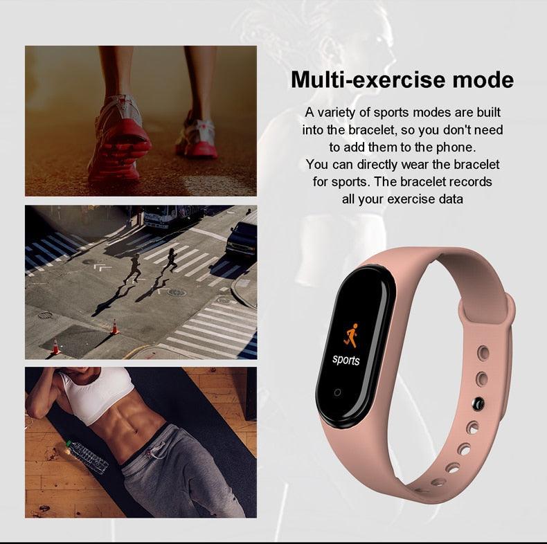 Smartwatch Heart Rate Blood Pressure Fitness Tracker Touchscreen Watch