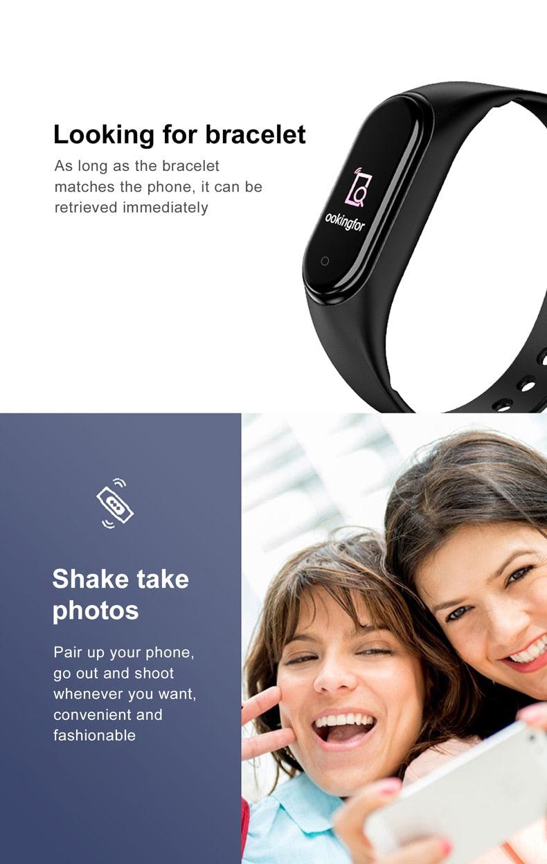 Smartwatch Heart Rate Blood Pressure Fitness Tracker Touchscreen Watch