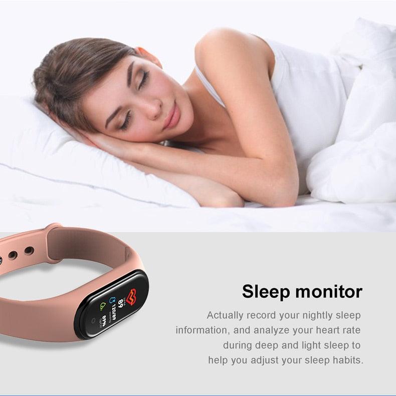 Smartwatch Heart Rate Blood Pressure Fitness Tracker Touchscreen Watch