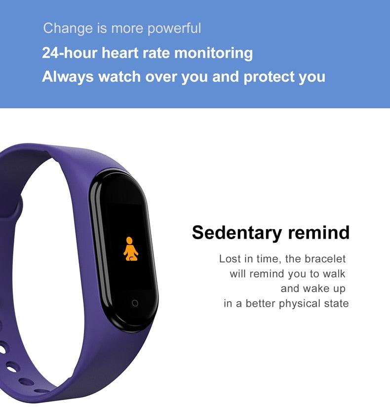 Smartwatch Heart Rate Blood Pressure Fitness Tracker Touchscreen Watch