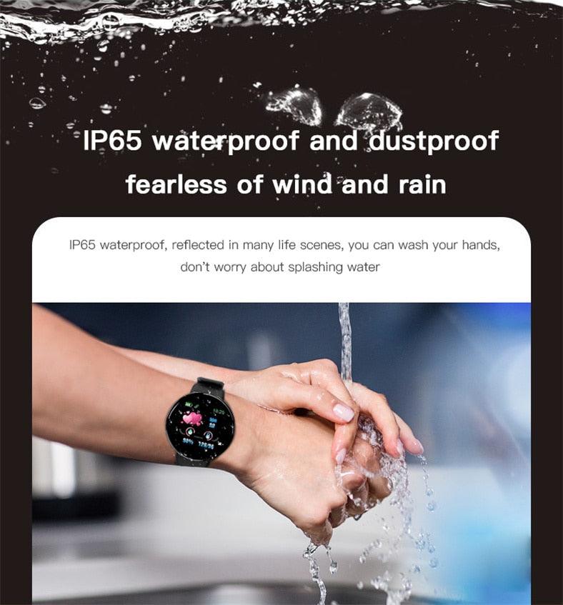 Waterproof Heart Rate Fitness Tracker Touchscreen Smartwatch Activity Watch