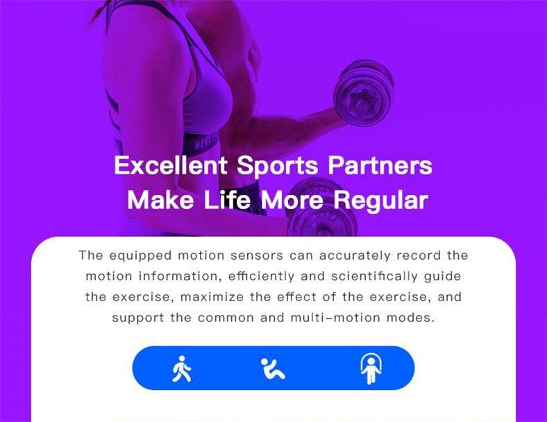 Waterproof Heart Rate Fitness Tracker Touchscreen Smartwatch Activity Watch