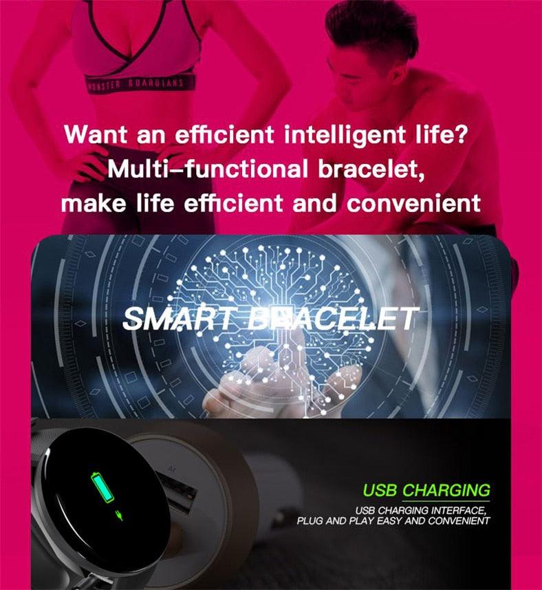 Waterproof Heart Rate Fitness Tracker Touchscreen Smartwatch Activity Watch