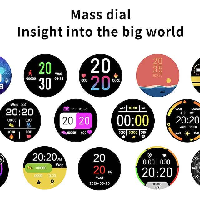 1.28 Inch Smartwatch Fitness Running Sports Watch Bluetooth