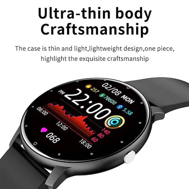 1.28 Inch Smartwatch Fitness Running Sports Watch Bluetooth